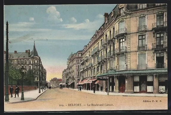 CPA Belfort, Le Boulevard Carnot