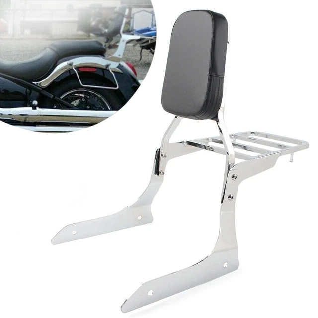 For Yamaha Stryker 1300 XVS1300 2011-2017 Sissy Bar Backrest Rear Luggage Rack
