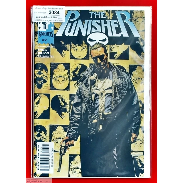 The Punisher # 7 Marvel Knights   1 Comic Bag and Board Vol 3 2000 (Lot 2084