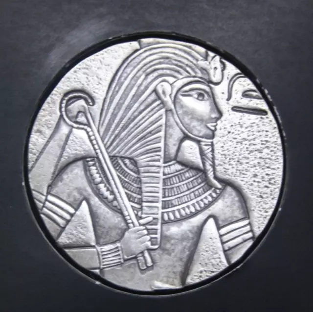 Chad Tschad 3000 Francs 2016 Silber 5 Oz #F5674 Egypt Relic "King Tutankamun"