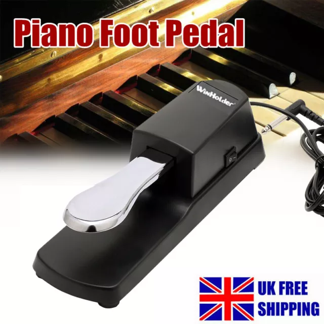 Universal Sustain Foot Pedal Switch For Yamaha Casio Piano Electronic Keyboards