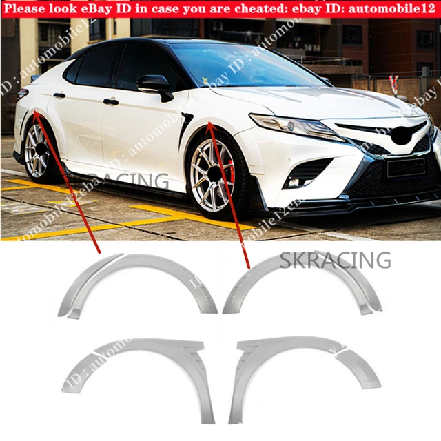 UNPAINTED WHEEL FENDER Flares Body Kit For Toyota Camry SE XSE 1822