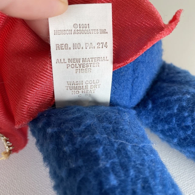 Vintage 1981 The Great Gonzo 14” Dress-Up Plush Doll Fisher Price Muppets 7