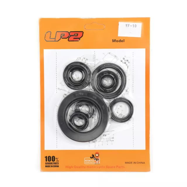 Set 8 Anelli Guarnizione Albero per Honda CR250R 1988/1989-1991 CR500R 1989-2001