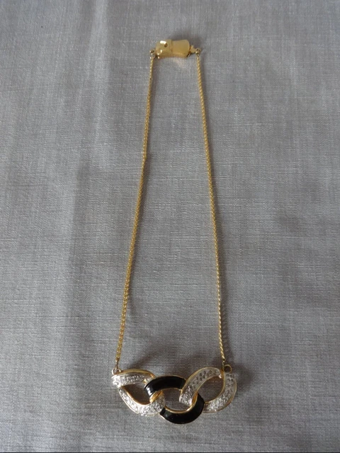 Collier Vintage Moderniste Années 70 - Style Pierre Cardin, Pendentif Abstrait Argenté