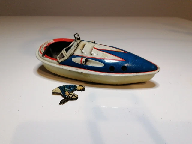 Bateau Yacht Miniature San Remo – MS7735 – Fabrication Allemagne De L'Ouest – Michael Seidel