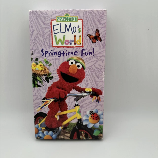 ELMOS WORLD SPRINGTIME Fun VHS 2002 Sesame Street **Buy 2 Get 1 Free ...