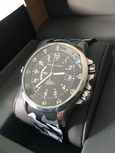 HAMILTON KHAKI NAVY Automatic GMT 2 Timezones H 776450 42mm