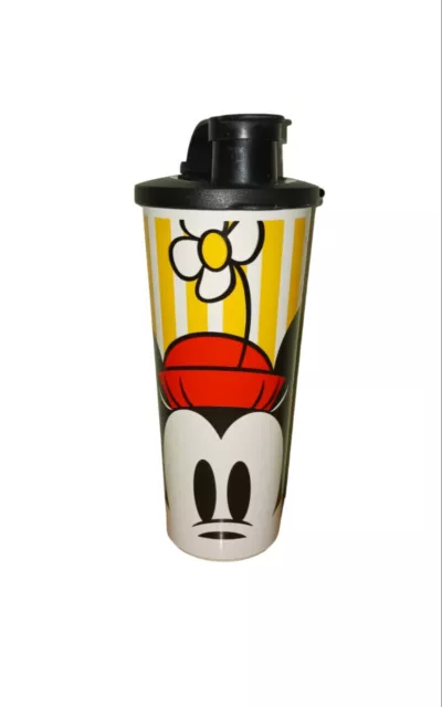 Tupperware Flip Top Tumbler Disney Mickey Mouse Cup 16oz 5107