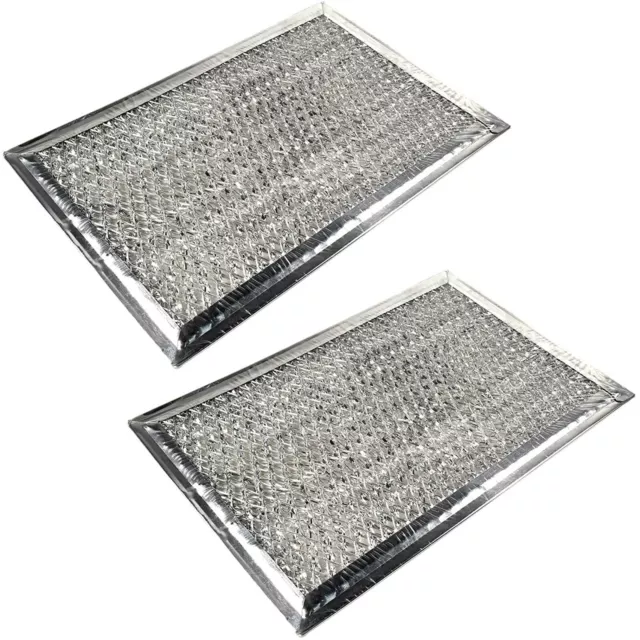 2-Pack HQRP Horno Campana Aluminio Malla Filtro de Grasa para Ge WB06X10654