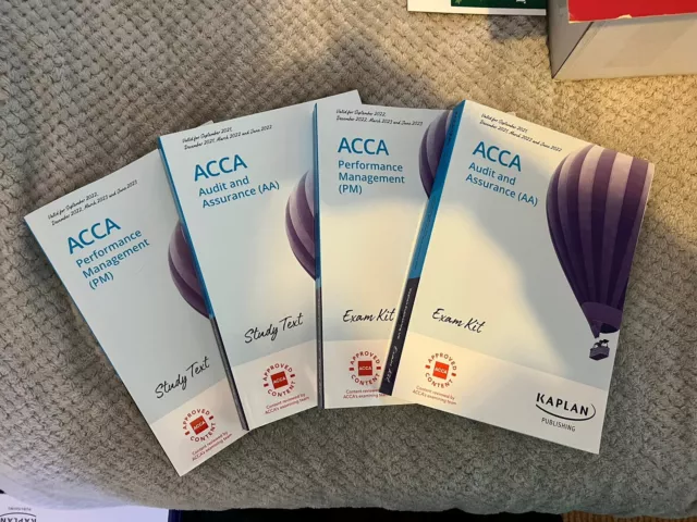 ACCA Performance Management & Audit And Assurance Study Text & Exam Kit Kaplan