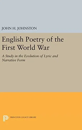 John H. Johnston English Poetry of the First World War (Relié)