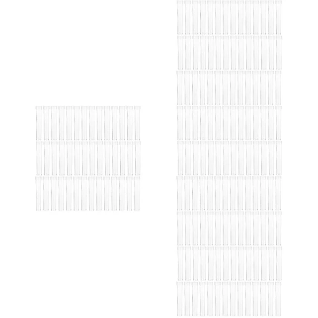 400 pcs Clear Test Vial Tubes Beads Storage Containers Sample Testing Tubes