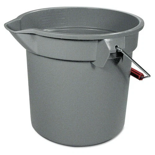 Rubbermaid 14 Qt. Round Utility Bucket (Gray) 261400GY New