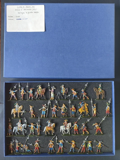 Lot De Figurines SEGOM En étain – Infanterie écossaise Empire – Boîte Complète