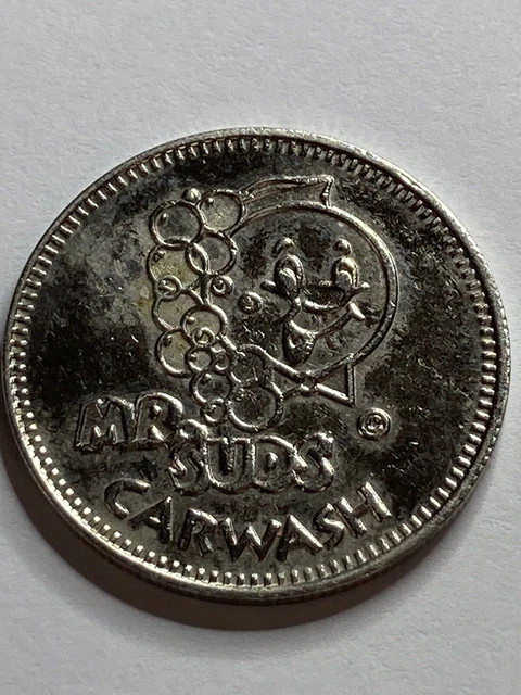 RARE MR SUDS CAR WASH TOKEN #sa1