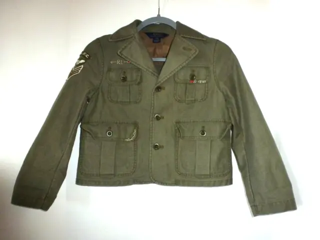 Polo Ralph Laurent Military Boys Jacket Size M ( 8-10)