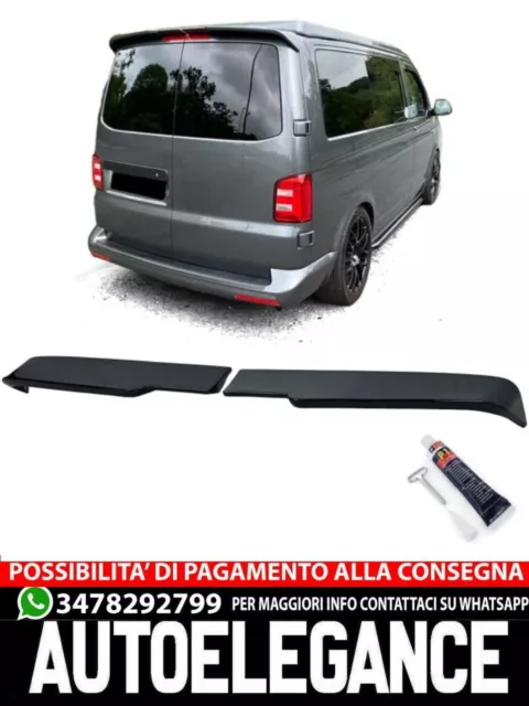 Becquet de toit Aileron arrière avec ABE Black Gloss pour VW Bus T6 T6.1