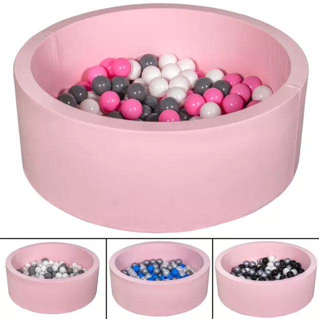 Piscina infantil para niños de bolas pelotas 150 piezas rosa