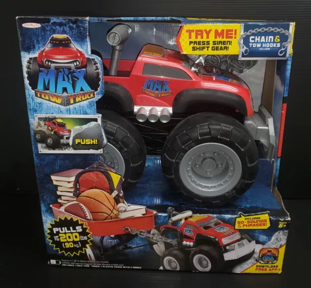 Jakks Pacific Red Max Tow Truck Turbo Speed New