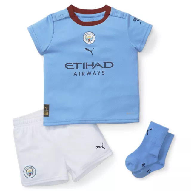 Manchester City Home Kit 22/23 PUMA  Football Baby Kids