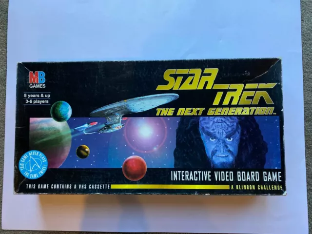 Star Trek The Next Generation Interactive Video Board Game A Klingon Challenge