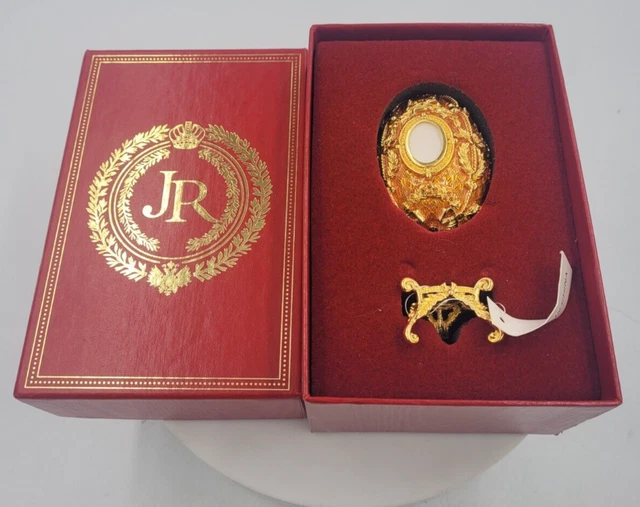 Joan Rivers Faberge Egg Autumn Portrait Picture Imperial Treasures with it's Box