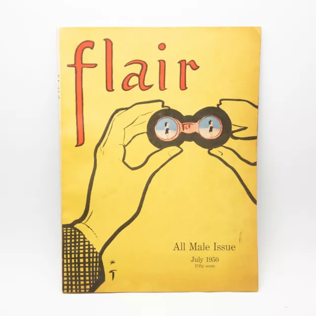 Vintage Magazine Flair All Male Issue July 1950 John Ford BBQ Sports Fashion Vintage Magazine Flair All Male Issue July 1950 John Ford BBQ Sports Fashion