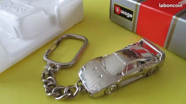 Porte-clés Bburago Ferrari 348 TB 1989 Miniature 1/87 - Modèle De Collection