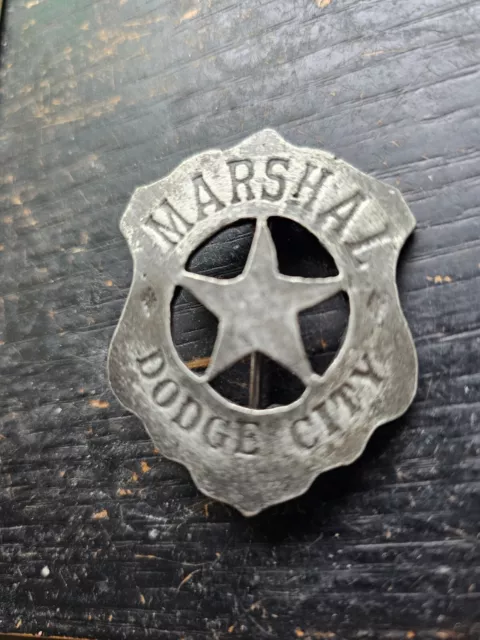 Obsolete DODGE CITY US Marshal Badge