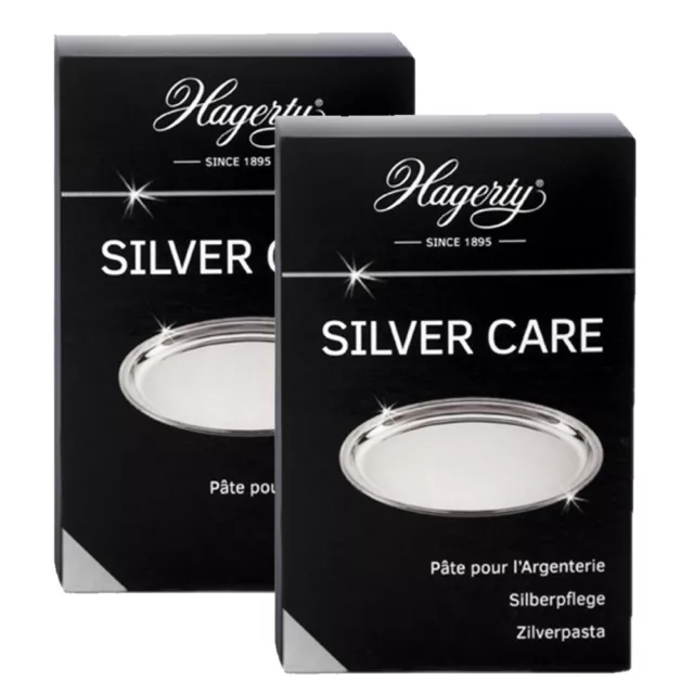 Hagerty Silberpflege Silver Care 2x 185ml Silberpolitur mit langem Anlaufschutz