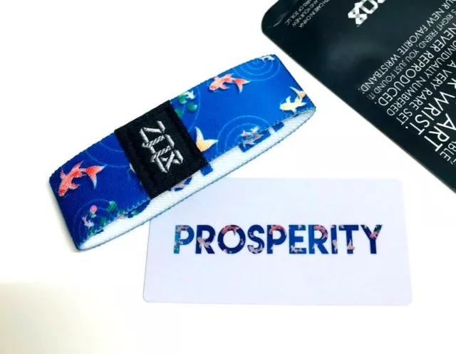 ZOX **PROSPERITY** Silver Strap med mystery pack Wristband w/Card