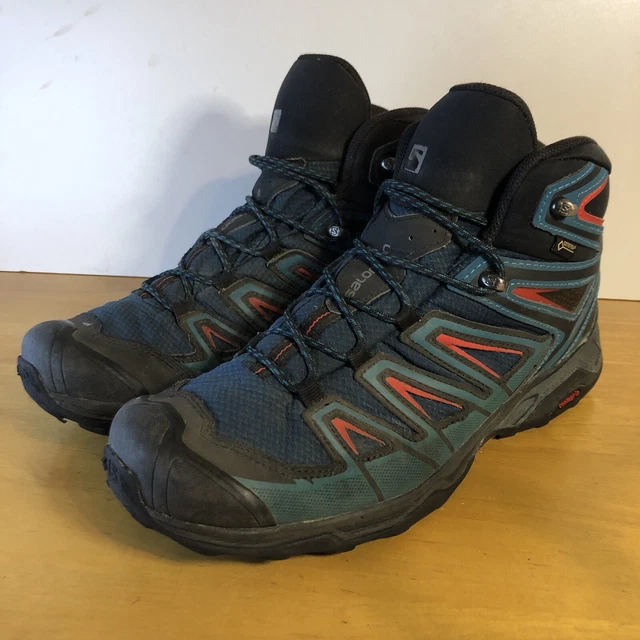 MEN'S SALOMON X Ultra Mid GTX GORETEX Hiking Boots UK Size 10.5