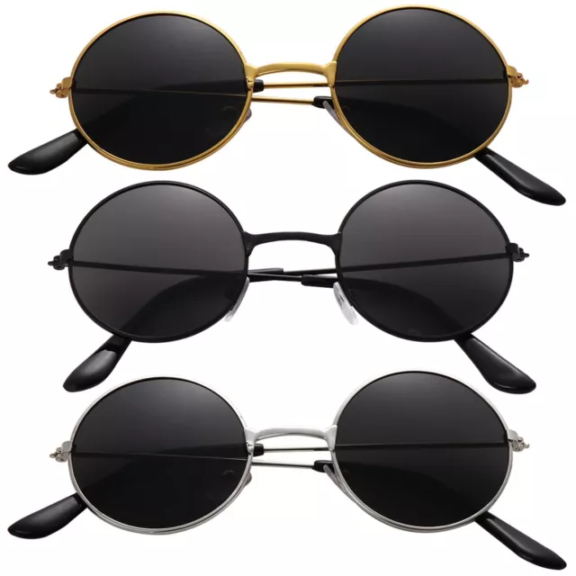 Trend Streetwear Color Film Retro Eyewear Children Sunglasses Round Sun Glasses