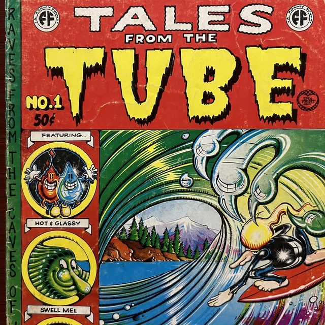 Tales From The Tube Rick Griffin R Crumb 1973 Print Mint Underground Comix OOP👀 Tales From The Tube Rick Griffin R Crumb 1973 Print Mint Underground Comix OOP👀