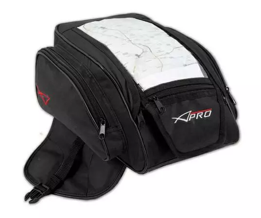 Magnetic Storm Cover Luggage Motorcycle Motorbike Pannier Tank Bag 13LT Black