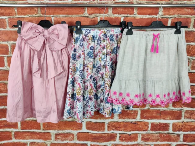 GIRLS BUNDLE AGE 9-10 YEARS NEXT BODEN etc SKIRT LARGE BOW PRETTY PARTY 140CM