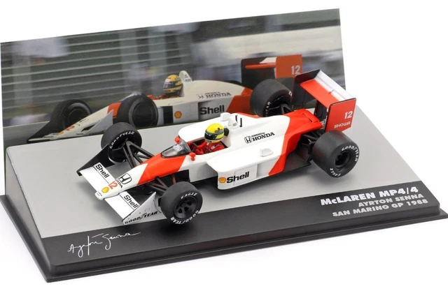 Altaya 1/43 McLaren F1 MP4 4 San Marino GP Winner Ayrton Senna 1988 MCLAREN AY