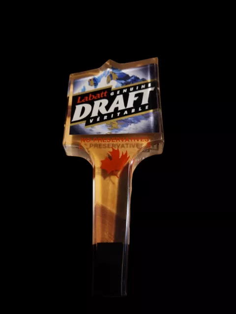 Labatt Genuine Draft Veritable Beer Tap Handle 1997