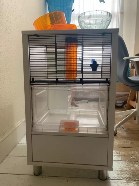 Omlet Hamster Cage - Hamster Wheel, tunnel, ball, bottle and food dish Included