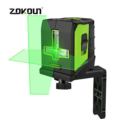 ZOKOUN Niveau Laser Auto-nivellement Lazer Level Croix Faisceau Vert Mode Pulsé