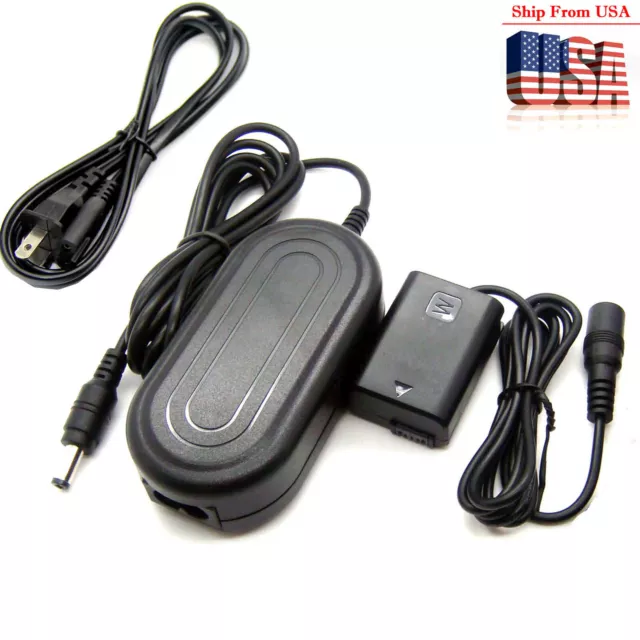 US Power Supply AC Adapter For Sony Alpha NEX-5 NEX-6 NEX-7 NEX-C3 NEX-C5 NEX-F3