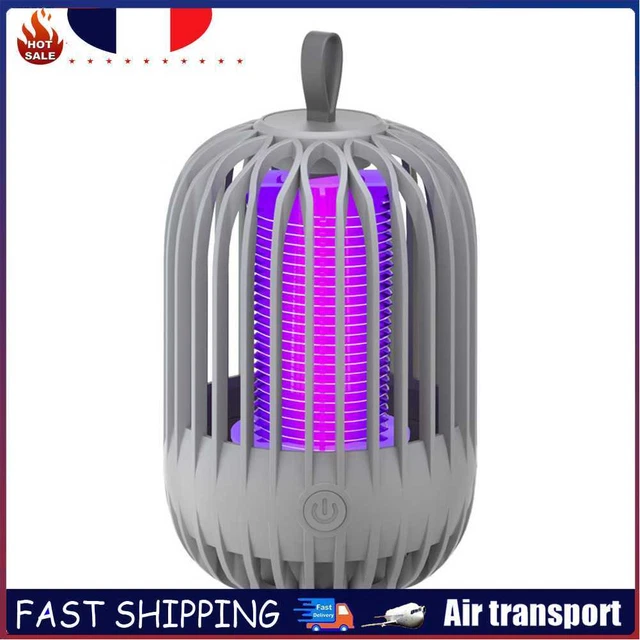 Pest Control Lights LED Bug Trap Mute Luring Mosquito Killer Lamp (Grey)