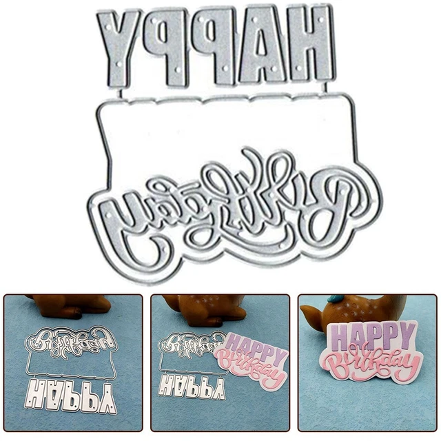 Fustelle da taglio in metallo per scrapbooking, stencil, album