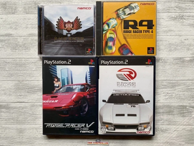 SONY PS 1 & 2 Rage & Ridge Racer & R4 & 5 & R : Racing Evolution from Japan