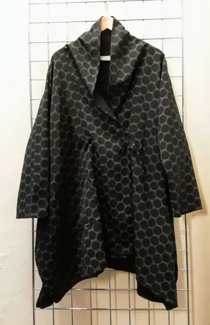 Tùrbulence Black and Grey Polka-Dot Gown/Jacket