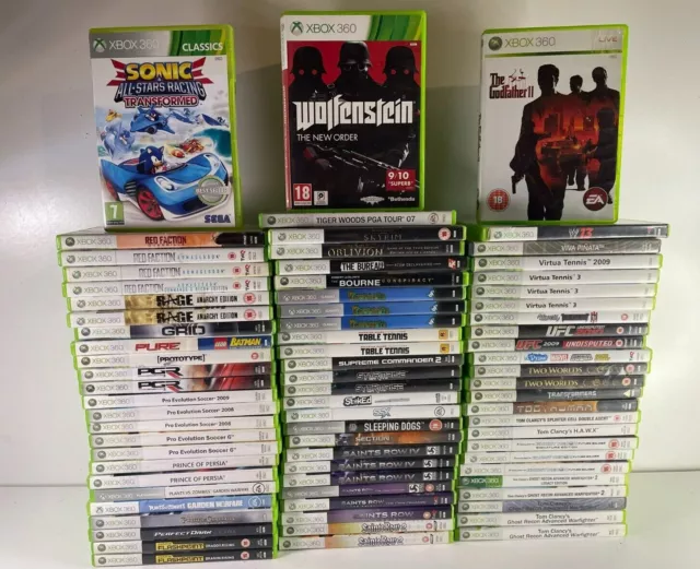 XBOX 360 GAMES Bundle pick your own games all tested, Discount on