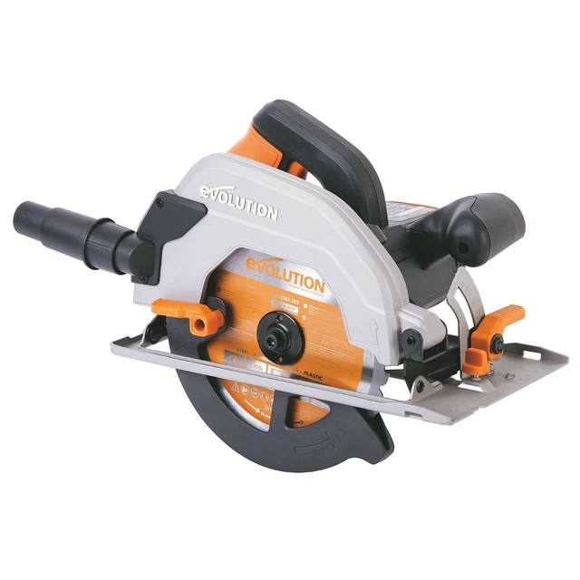 Evolution r165ccsl 1200w 165mm electric circular saw 230v outlet