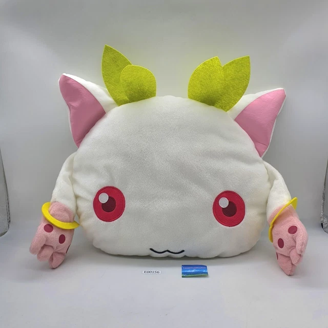 Kyubey E156 Puella Magi Madoka Magica  Cushion Plush 14" Toy Doll Japan