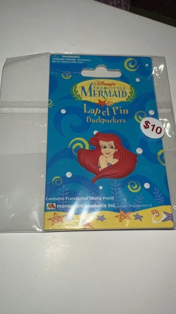 Disney pin The Little Mermaid Ariel  Free-D 3d princess Lapel